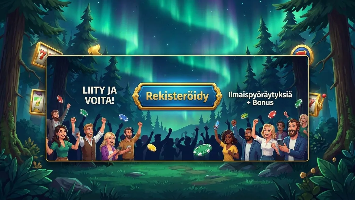 Rekisteröidy bonuksen kanssa